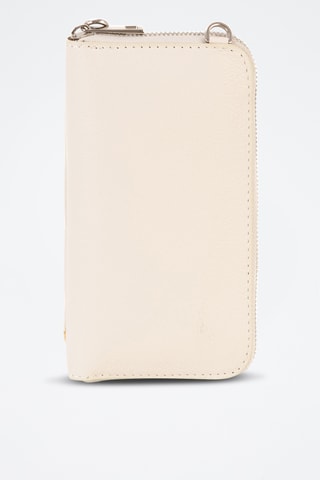 Sac bandoulière en cuir Cerca - Beige