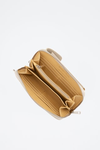 Sac bandoulière en cuir Cerca - Beige