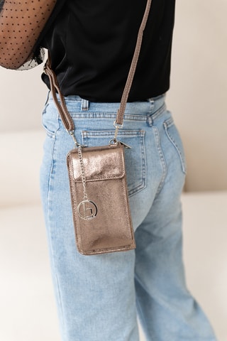 Sac bandoulière en cuir Cerca - Marron