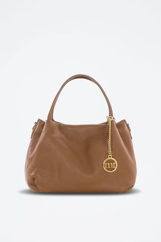 Borsa a mano in pelle - Marrone