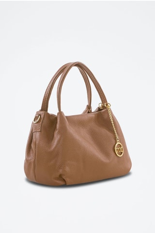 Borsa a mano in pelle - Marrone