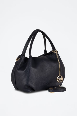 Borsa a mano in pelle - Blu