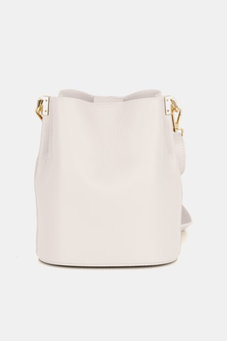 Sac seau en cuir Vepra - Beige