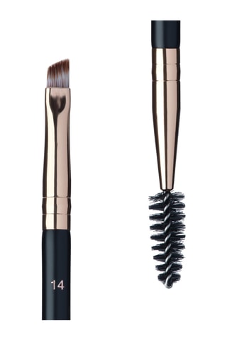 Pinceau à sourcils double embout brush 14 - Noir