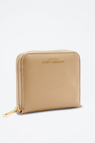 Cartera de piel Eze - Beige