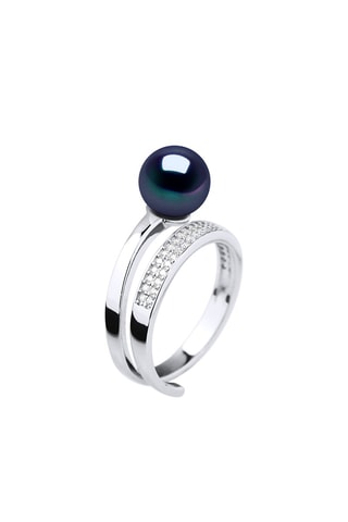 Anillo - Plata y perla cultivada de agua dulce