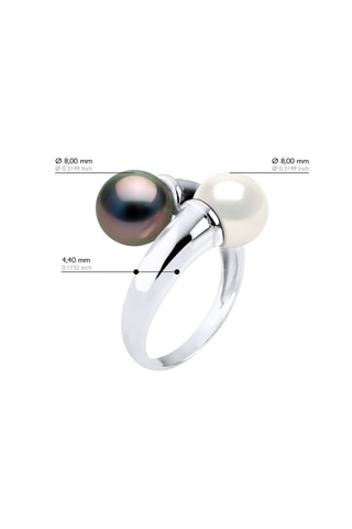 Anillo - Plata y perlas cultivadas de agua dulce