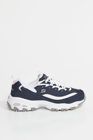 Baskets en cuir D'lites 1.0 - Bleu marine