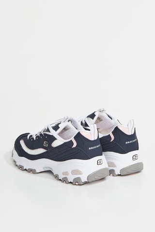 Baskets en cuir D'lites 1.0 - Bleu marine