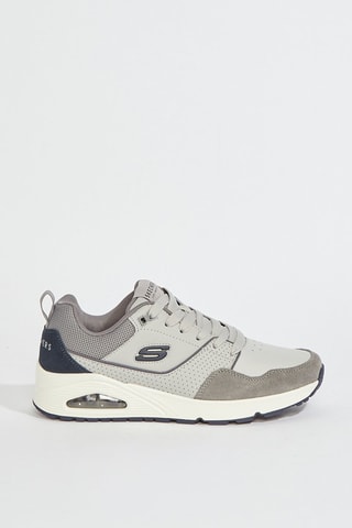 Baskets en cuir Uno - Gris clair