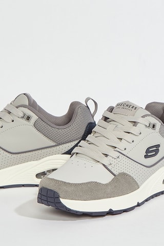 Baskets en cuir Uno - Gris clair
