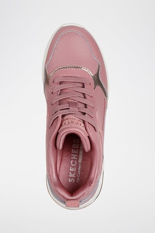 Baskets compensées en cuir Starlet - Rose