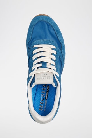 Baskets en cuir Uno - Bleu