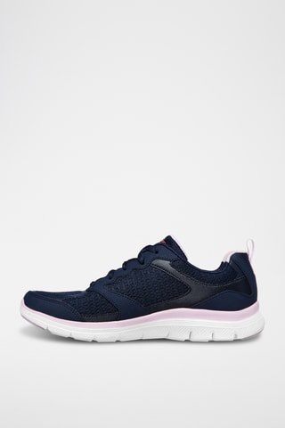 Baskets en cuir - Bleu marine