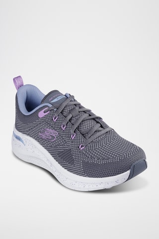 Baskets - Gris foncé et mauve