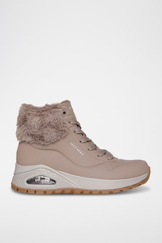 Bottines fourrées - Taupe
