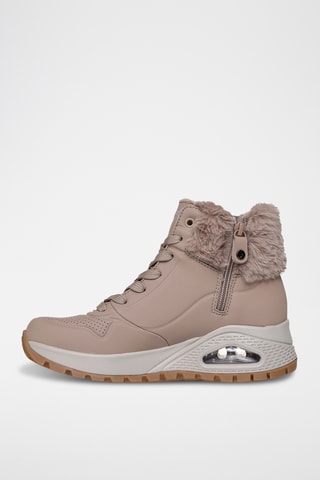 Bottines fourrées - Taupe
