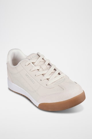 Baskets en cuir - Ecru