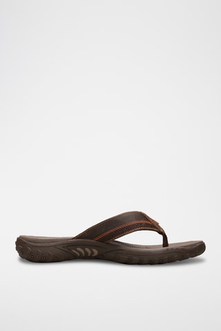 Sandales en cuir - Marron