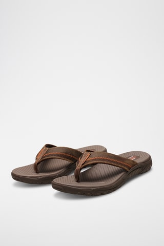 Sandales en cuir - Marron