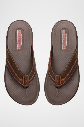 Sandales en cuir - Marron
