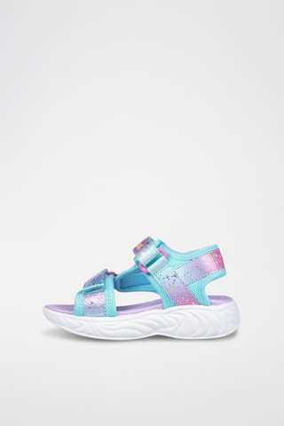 Sandales - Rose et turquoise