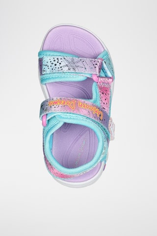 Sandales - Rose et turquoise