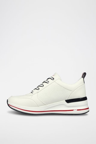 Baskets en cuir Billion 2 - Side Lines - Blanc