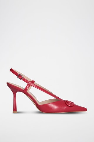 Escarpins en cuir de chèvre - Rouge