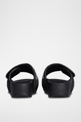 Claquettes plateformes - Noir