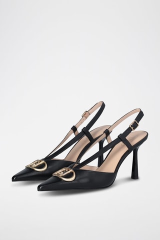 Escarpins en cuir de chèvre - Noir