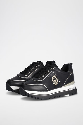 Baskets en cuir Maxi Wonder - Noir