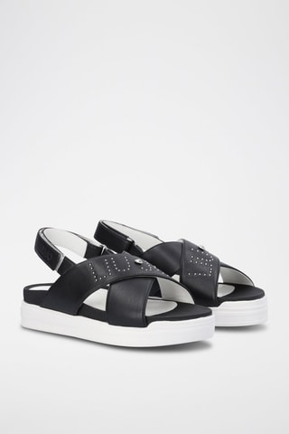 Sandales plateformes Chantal - Noir