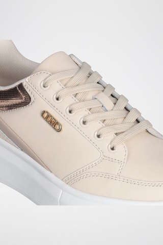 Sneakers plateformes en cuir - Beige - Beige