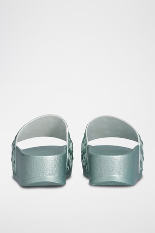 Claquettes plateformes - Bleu