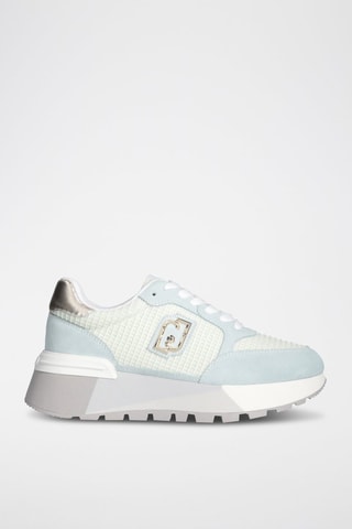 Baskets en cuir Amazing Amazing - Blanc et gris