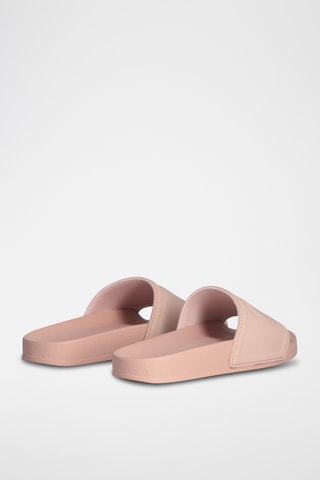 Claquettes - Beige, blanc et doré