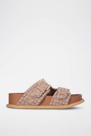 Mules Loren - Noir et marron