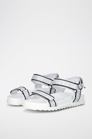 Sandales plateformes - Noir et blanc