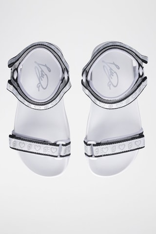 Sandales plateformes - Noir et blanc