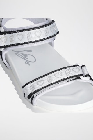 Sandales plateformes - Noir et blanc