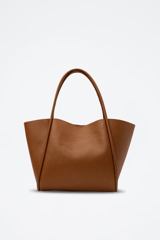 Leren Shopper Stacy - Camel
