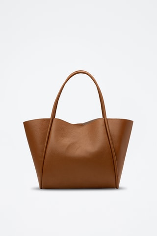 Leren Shopper Stacy - Camel