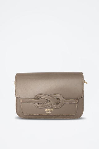 Leren Schoudertas Ambre  - Taupe