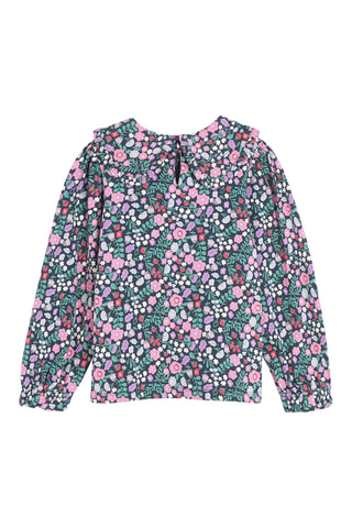 Blouse - Bleu marine et violet