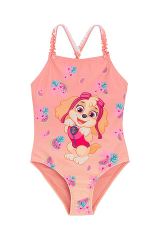Maillot 1 pièce Stella Pat’ Patrouille - Saumon