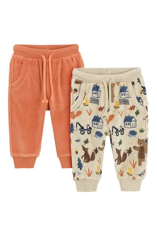 2 joggings - Orange
