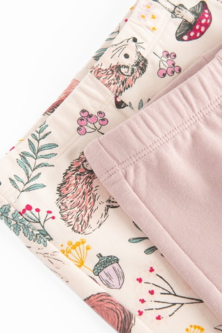 2 joggings - Rose et écru