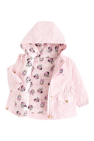 Parka à capuche 2-en-1 Daisy et Minnie Disney - Rose