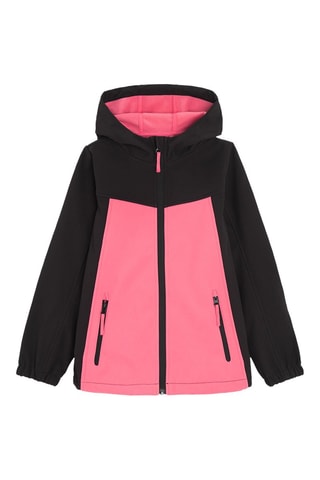 Veste à capuche - Noir et rose